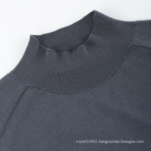 20ALSM005Superfine wool seamless wholegarment sweater men pullover  plain sweater
